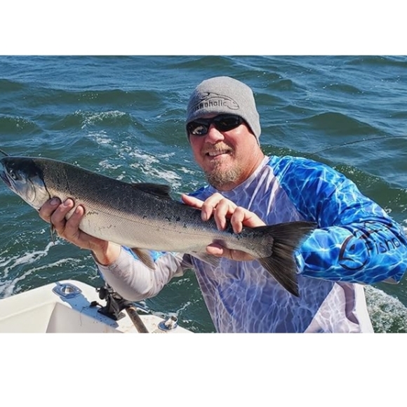 Fishing Outdoors Beanie Watch Skull Cap Stocking Hat Embroidered Logo Gray New - Picture 3 of 5